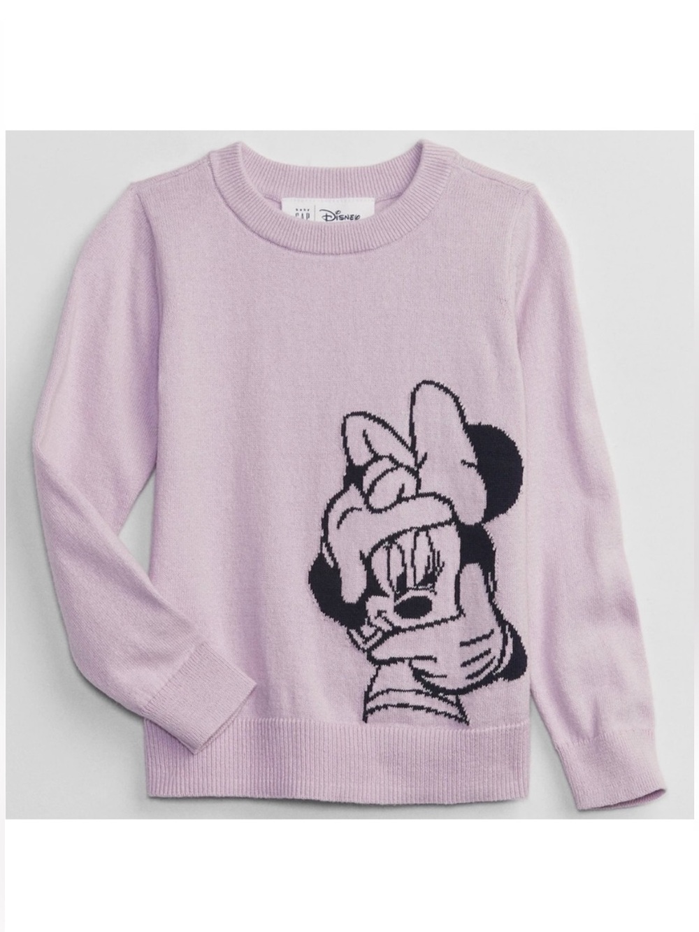 Disney Lilac Minnie Mouse Knit Sweater